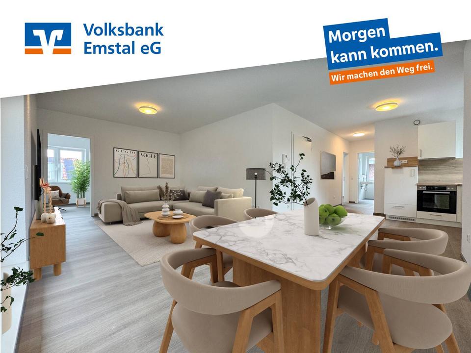 Thumbnail-Luft nach oben? Hier ist sie: 3-ZKB-Penthouse mit Aufzug & Stellplatz in Lathen zu mieten!