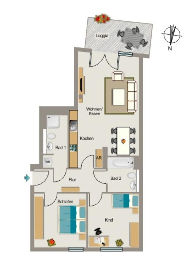 Thumbnail-Bezugsfertige Neubauwohnung mit barrierearmer und gehobener Ausstattung