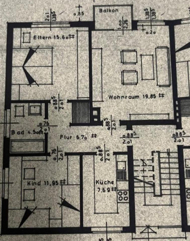 Thumbnail-Frisch sanierte 3-Zimmer-EG mit Balkon – Allergikerfreundlich