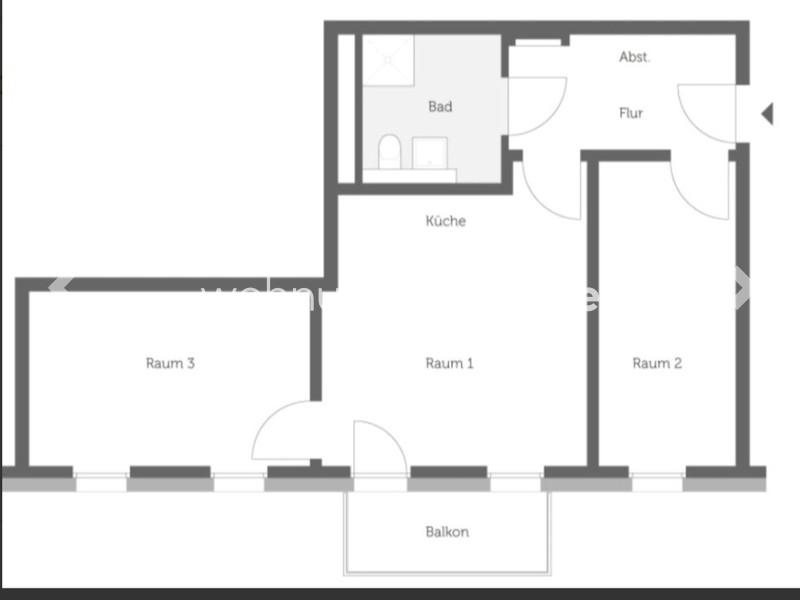Thumbnail-Wohnungsswap - 3 Zimmer, 64 m² - Arcostraße, Charlottenburg, Berlin