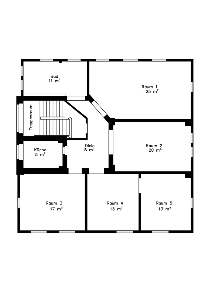 Thumbnail-Schöne große Obergeschosswohnung mit Stellplatz