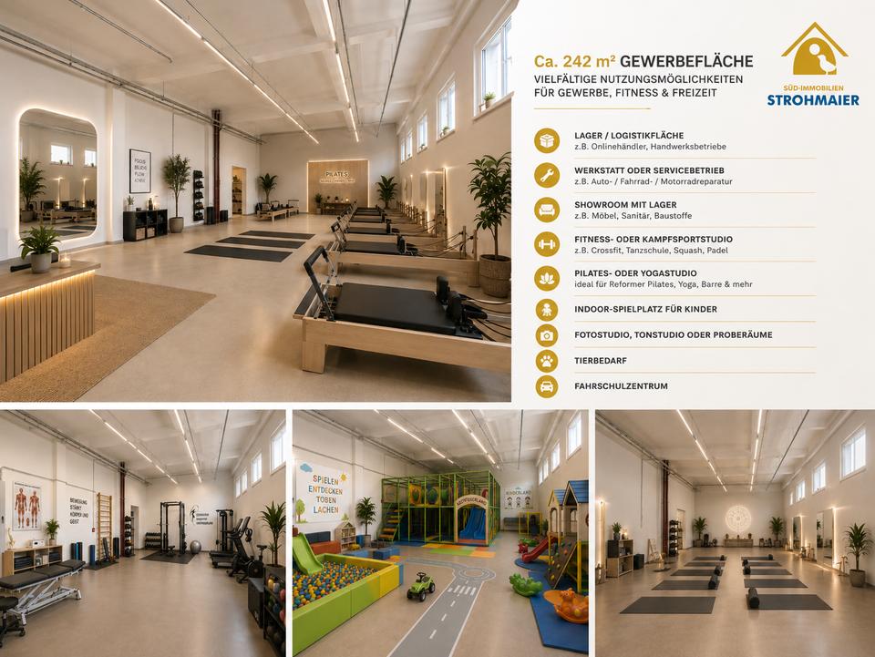 Thumbnail-242 m² voller Möglichkeiten – Gewerbe, Fitness & Freizeit