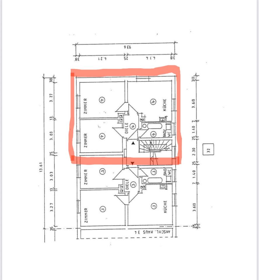 Thumbnail-2 Raum Wohnung mit EBK zu Vermieten
