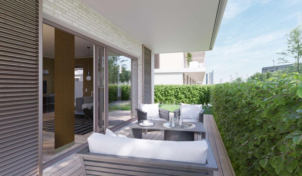 Thumbnail-Erstbezug - Wohnung Richtung Park mit Terrasse, Garten & 2 Bädern