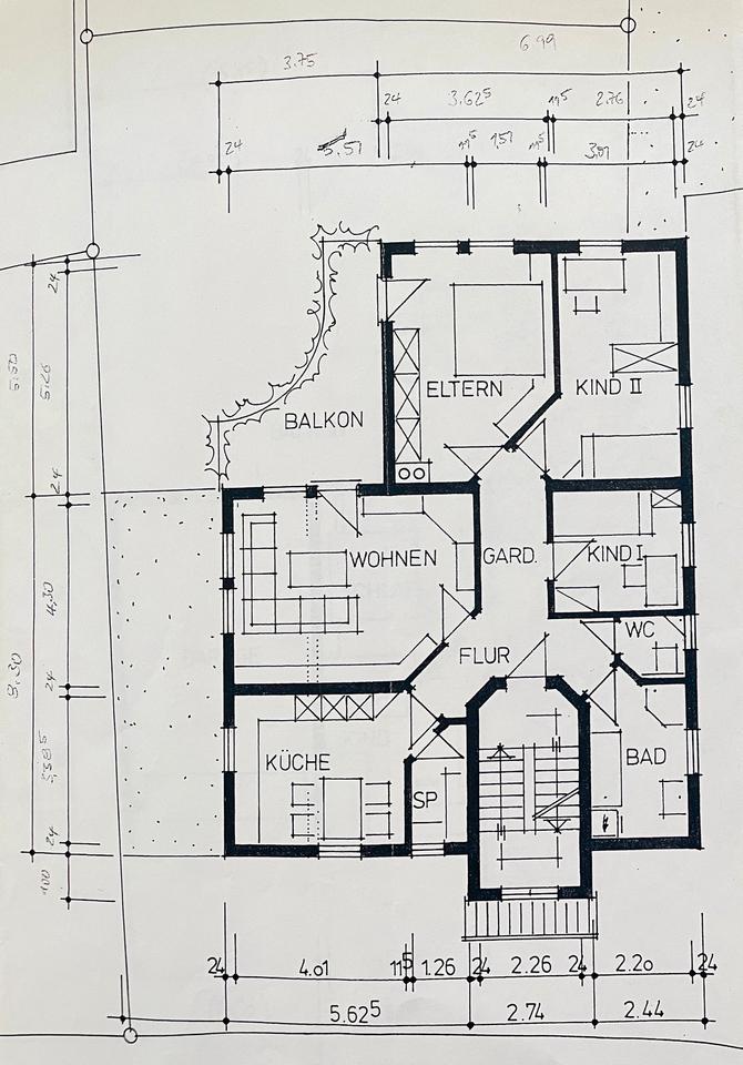Thumbnail-4,5‑Zimmer‑Wohnung mit 98qm in Großsachsenheim (Fuchsweg)