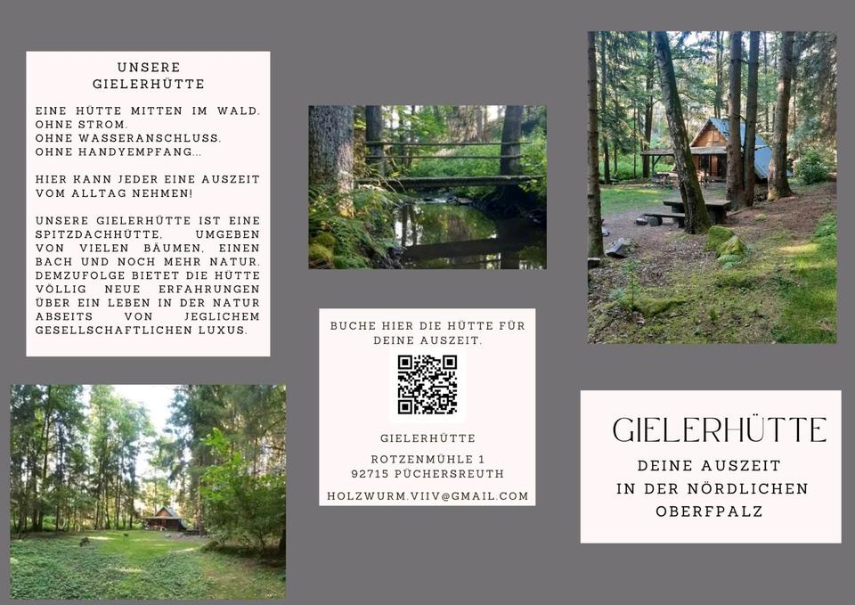 Thumbnail-Waldhütte in der Oberpfalz, Natururlaub, Ferienhaus