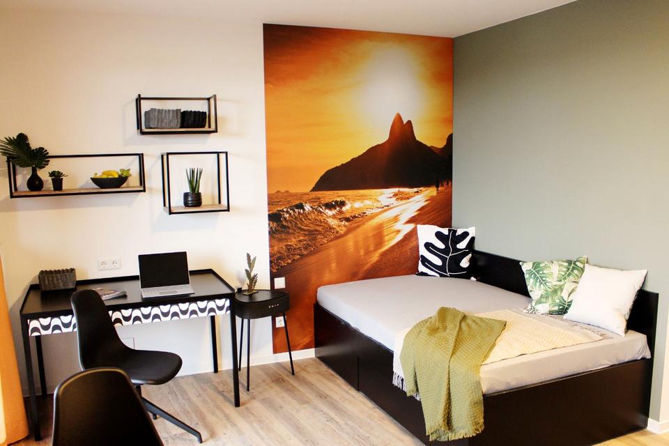 Thumbnail-Möblierte Wohnung - Typ: Komfort L mit Balkon - NUR für 1 Person!