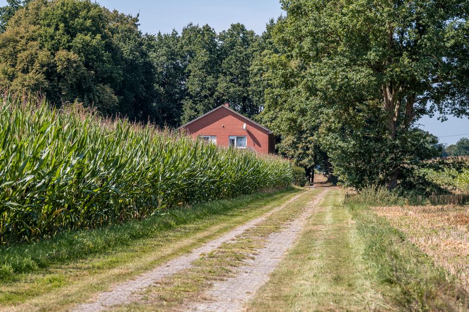 Thumbnail-Großes Gartengrundstück mit Einfamilienhaus und Ackerland
