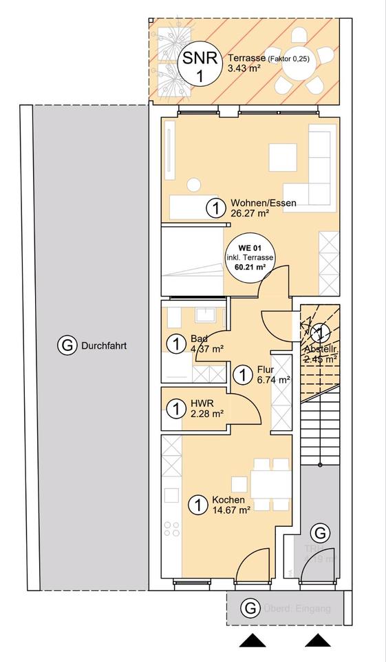 Thumbnail-Neubau Mietwohnung in Friesoythe Innenstadt