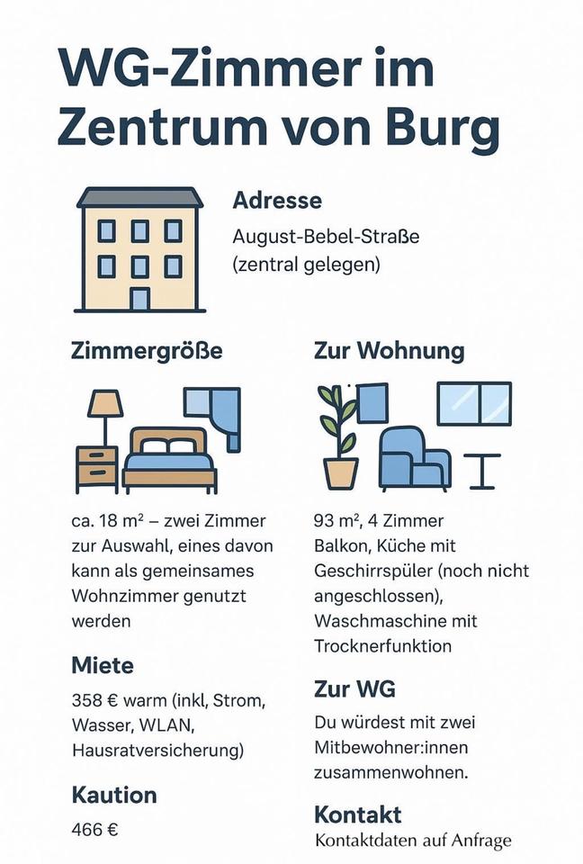 Thumbnail-WG Zimmer im Zentrum von Burg