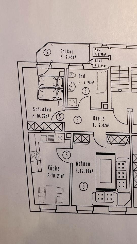 Thumbnail-Freundliche 2 Zimmer WOHNUNG SW Balkon ALTENBURG