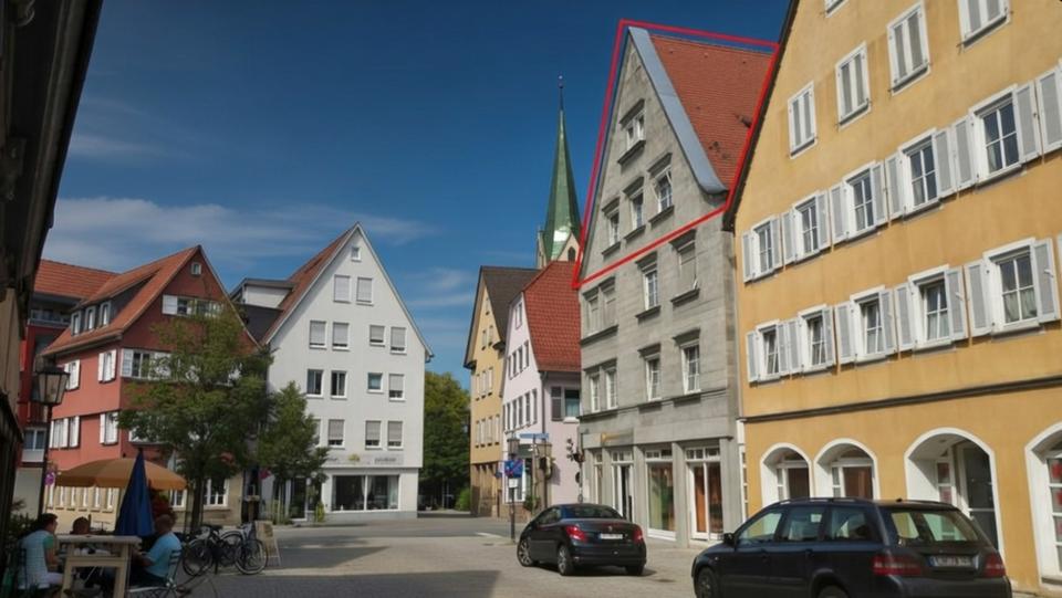 Thumbnail-Bezugsfreie sonnige Maisonette von Privat, Altstadt+Top-Aussicht