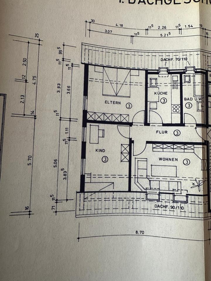 Thumbnail-3 Zimmer Dachgeschosswohnung