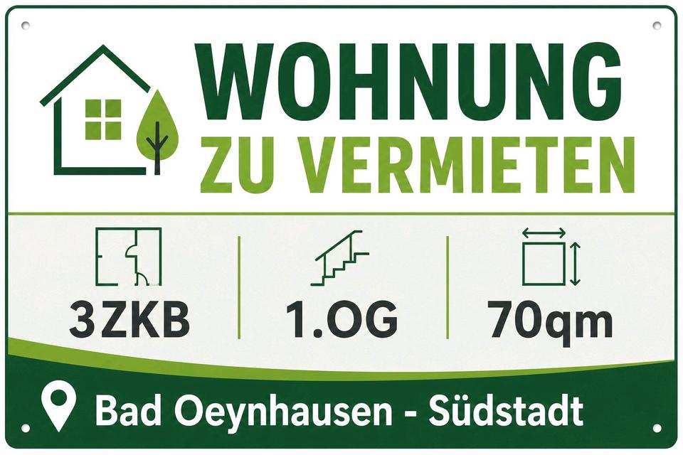 Thumbnail-3ZKB in Bad Oeynhausen - Südstadt mit großen Balkon