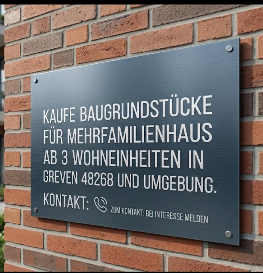 Thumbnail-Kaufe Baugrundstücke für Mehrfamilienhäuser in Greven,Umgebung