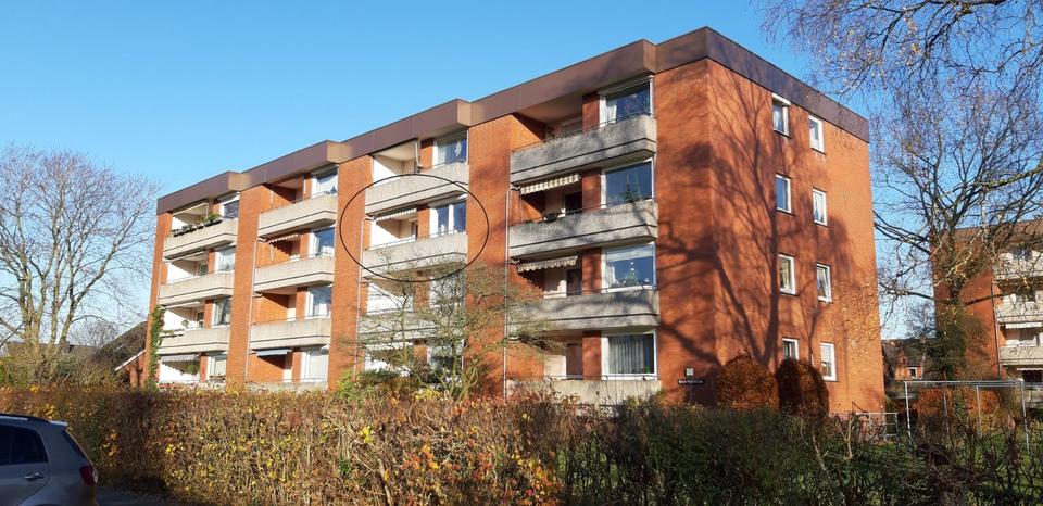 Thumbnail-Ruhige 3-Zimmer-Wohnung mit Balkon und Einbauküche in Büdelsdorf