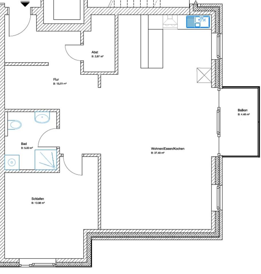 Thumbnail-3- Zimmerwohnung in Zentrum von Sögel ab 01.07.26 zur Miete
