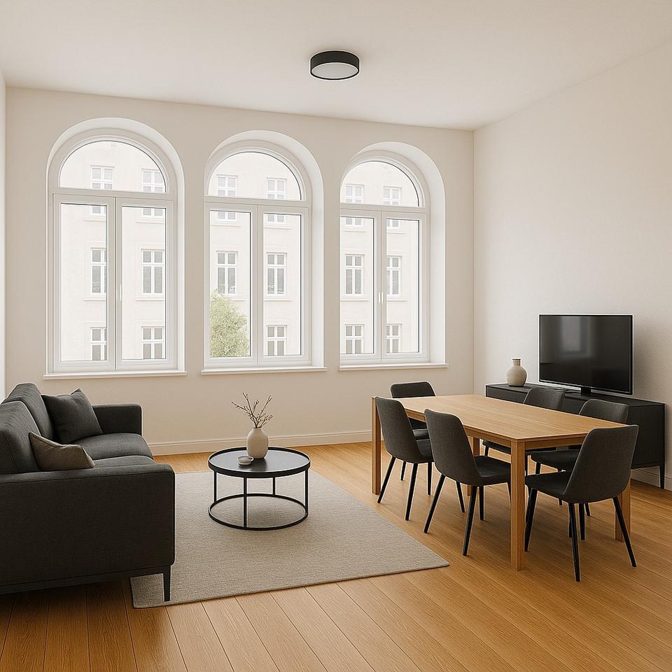 Thumbnail-Moderne 3,5-Zimmer-Wohnung im sanierten Altbau – 102 m² WFL