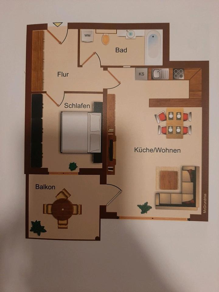 Thumbnail-Moderne, helle 2 Zimmer Wohnung in Mühldorf am Inn