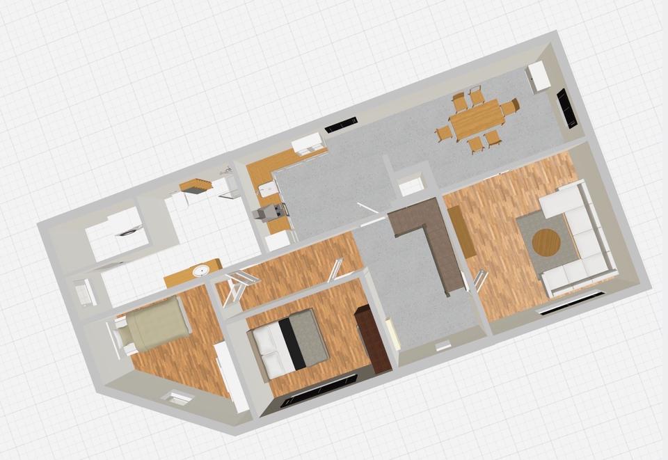Thumbnail-118 qm Maisonette-Wohnung in Breuna zu vermieten