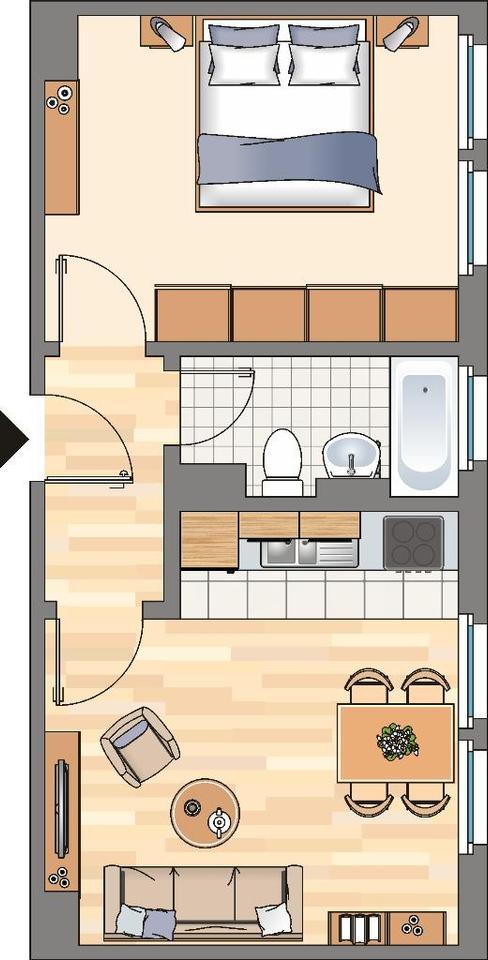 Thumbnail-2-Zimmer-Wohnung in Dortmund Bodelschwingh