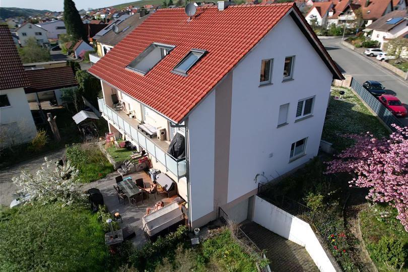 Thumbnail-Hochparterre-Wohnung in Eibelstadt sonnig- großzügig eig.Garten