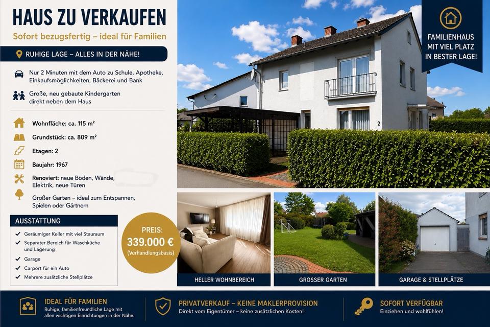 Thumbnail-Familienhaus ohne Makler – sofort bezugsfertig!