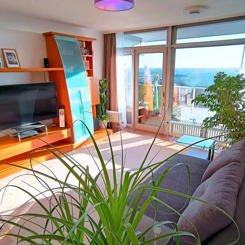 Thumbnail-Möblierte Wohnung mit sonnigem Balkon und traumhafter Aussicht