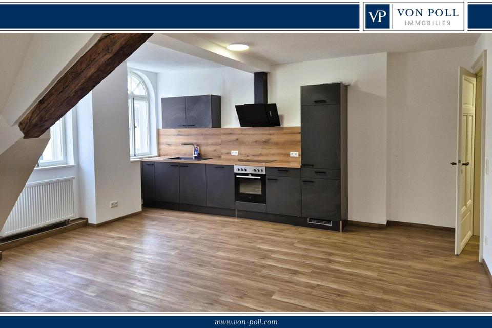 Thumbnail-Moderne Wohnung mit Einbauküche und Aufzug frisch saniert im Herzen Gunzenhausens