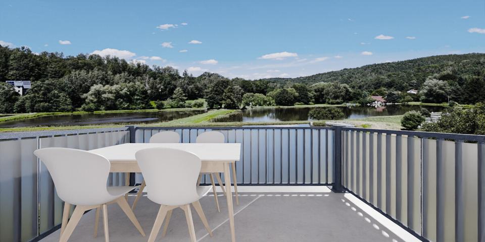 Thumbnail-3-R-Wohnung mit Balkon und Blick aufs Wasser