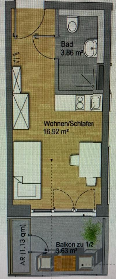 Thumbnail-Studenten-Apartment direkt am Campus