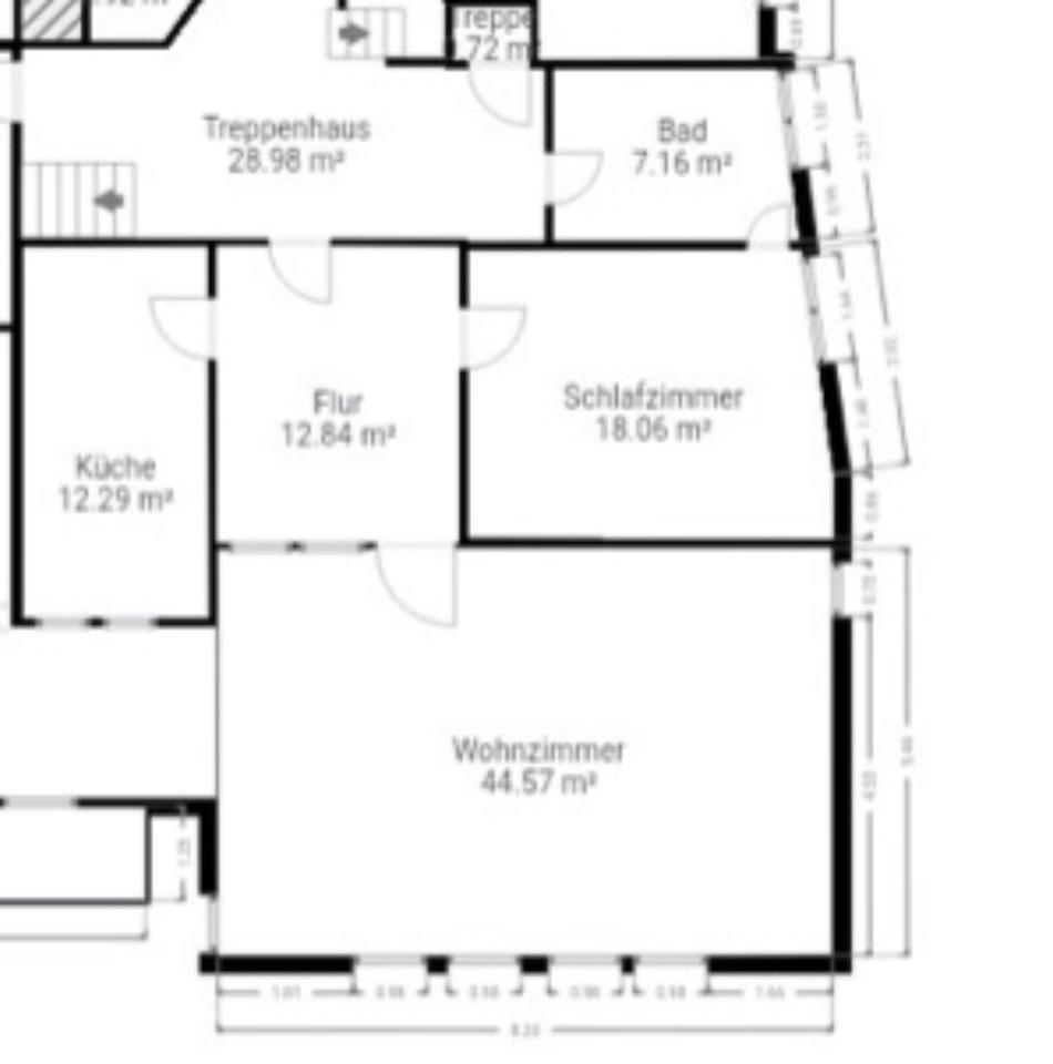 Thumbnail-Große 2-Zimmer-Wohnung mit Gartenbenutzung