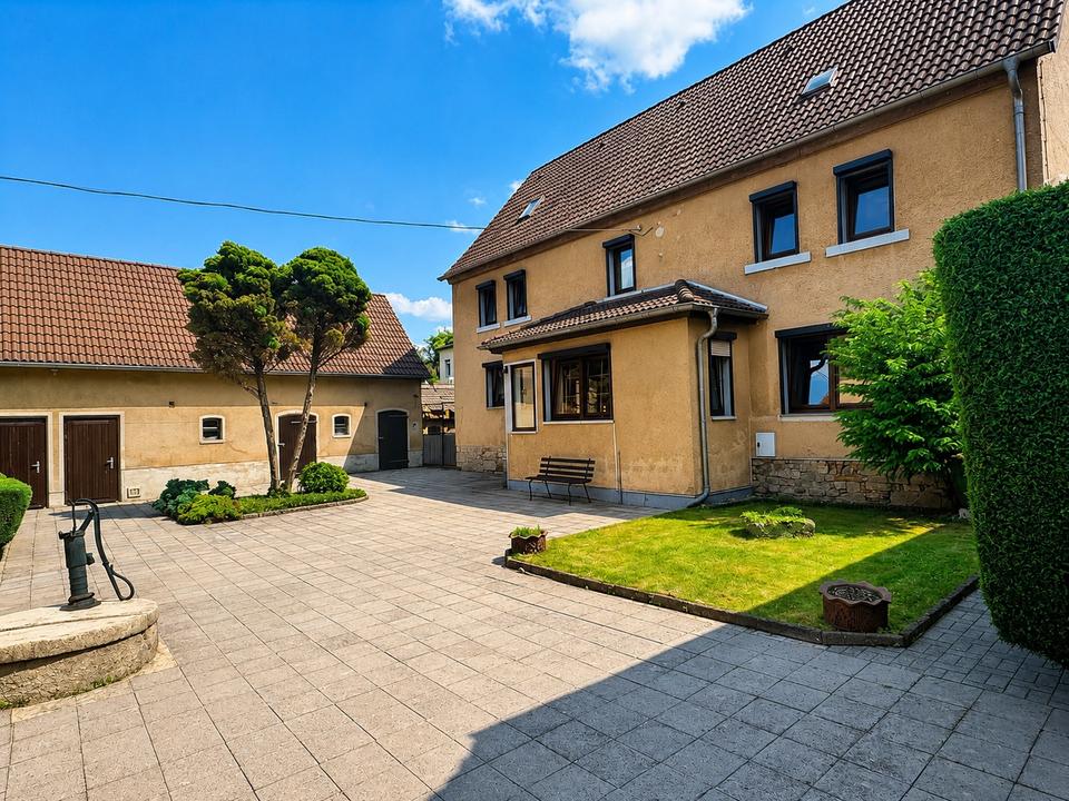 Thumbnail-Großes Haus mit 2 Wohneinheiten & Garten nahe Geiseltalsee