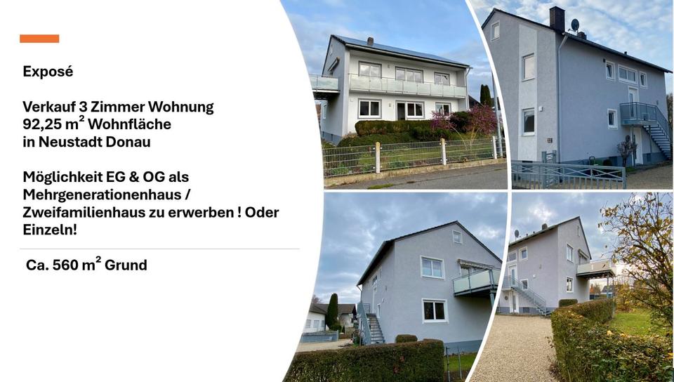 Thumbnail-3 Zimmer Eigentumswohnung EG 92,8 m² teilsaniert ca. 120m² Garten