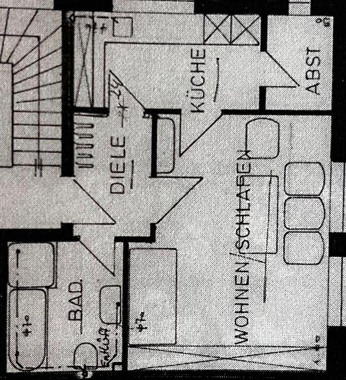 Thumbnail-Hövelhof Zentrum: Erdgeschoss 1 Zimmer, Küche, Bad 42qm