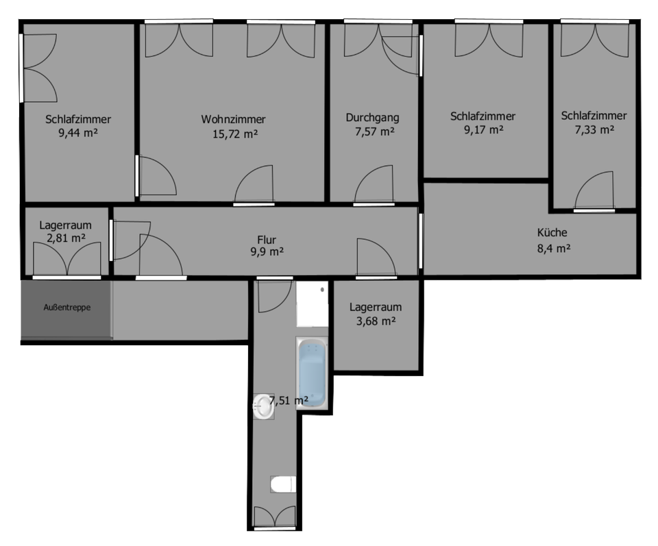 Thumbnail-5-Zimmer-Wohnung in 01612 Nünchritz mieten