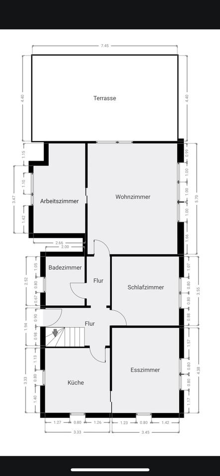 Thumbnail-Erdgeschosswohnung mit Garten, Garage & Keller 4ZKB
