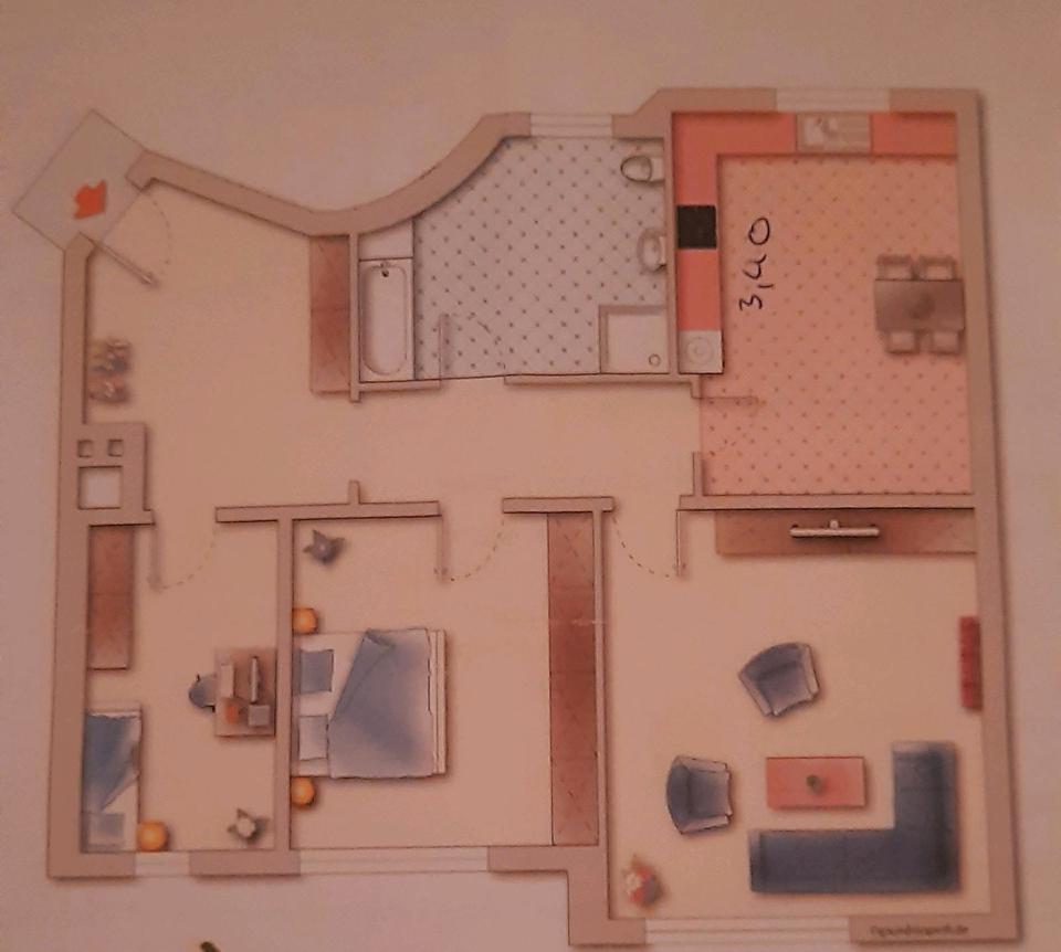 Thumbnail-3 Raum Wohnung