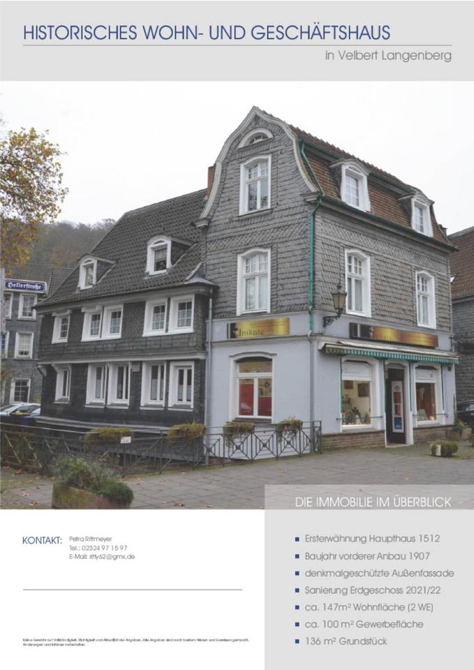 Thumbnail-2 Familien Haus + eigener Laden und sichere Mieteinnahmen