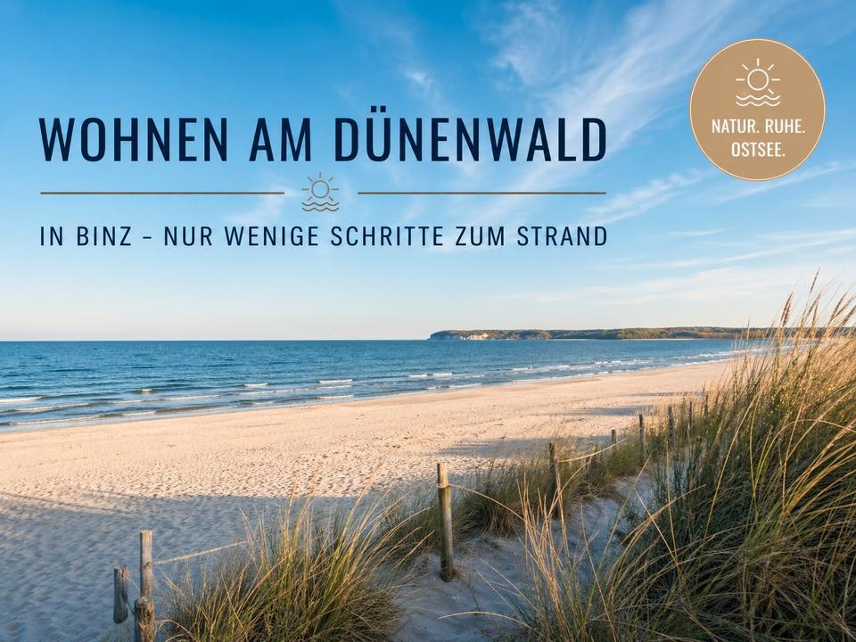 Thumbnail-Wohnen am Dünenwald in Binz – helle Maisonette mit Terrasse & Bal