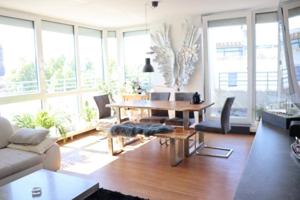 Thumbnail-Penthouse90m² möbliert auf Zeit – Dachterrasse+Balkon – Derendorf