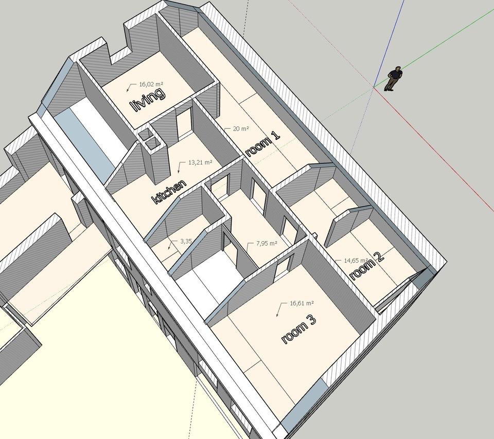 Thumbnail-4 ZKB, Wohnung in Bexbach Mitte, 2.OG Dachgeschoss