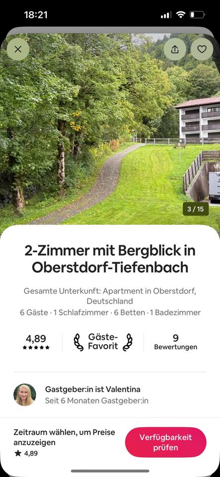 Thumbnail-Ferienwohnung in Oberstdorf Tiefenbach