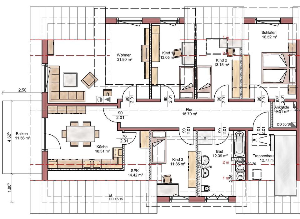 Thumbnail-Wunderschöne Dachgeschosswohnung direkt am Biotop