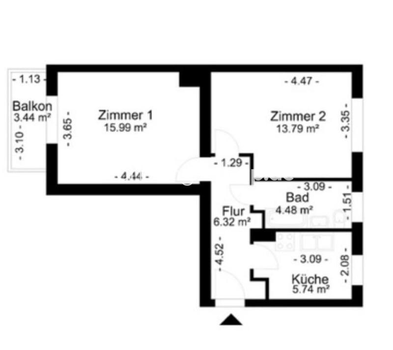Thumbnail-Wohnungsswap - 2 Zimmer, 48 m² - Am Kietzer Feld, Köpenick, Berlin