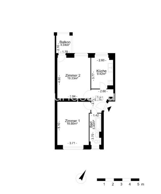 Thumbnail-Wohnungsswap - 2 Zimmer, 60 m² - Havensteinstraße, Berlin