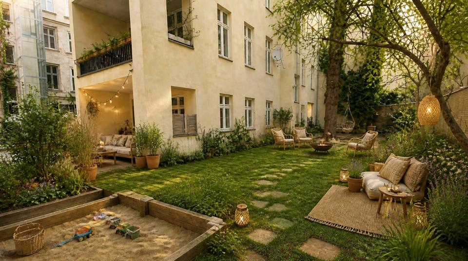 Thumbnail-Altbau-Gartenwohnung mit Townhouse-Charakter im Bergmannkiez
