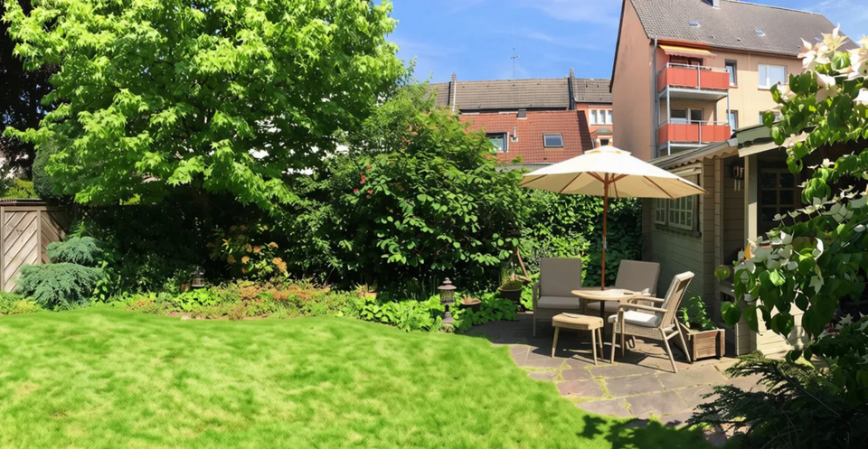 Thumbnail-EG-Wohnung mit Wintergarten, Garten und Garage