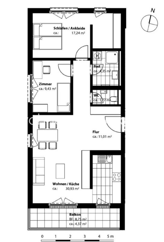 Thumbnail-Wohnungsswap - 3 Zimmer, 80 m² - Alt-Wittenau, Reinickendorf, Berlin