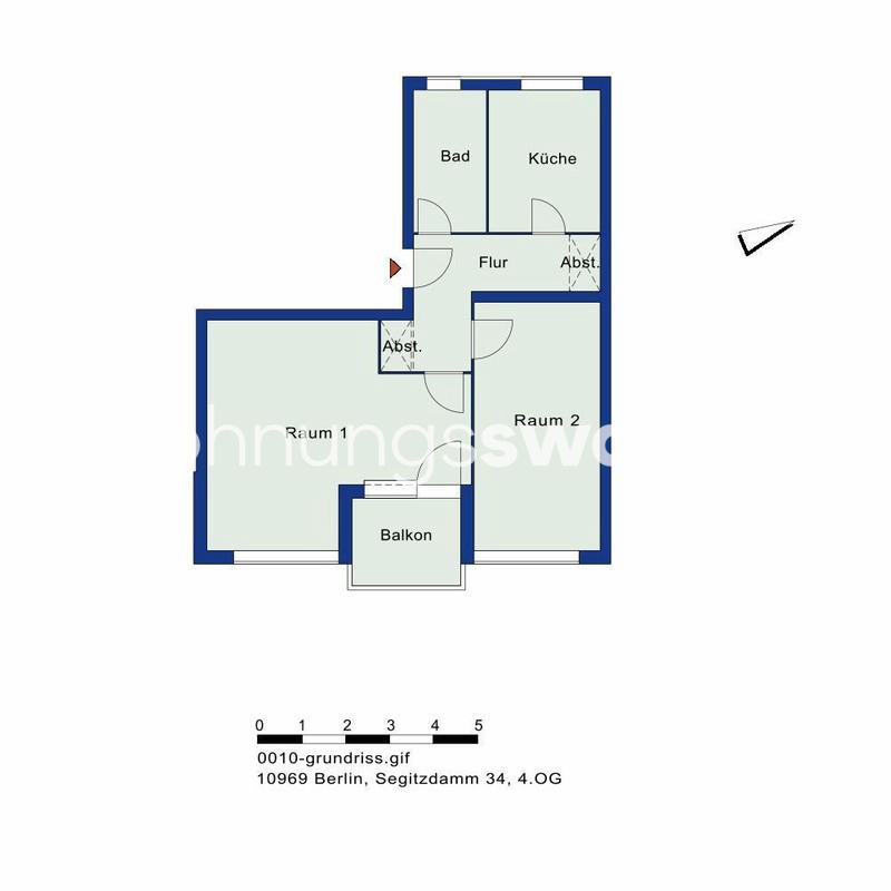 Thumbnail-Wohnungsswap - 2 Zimmer, 65 m² - Segitzdamm, Kreuzberg, Berlin